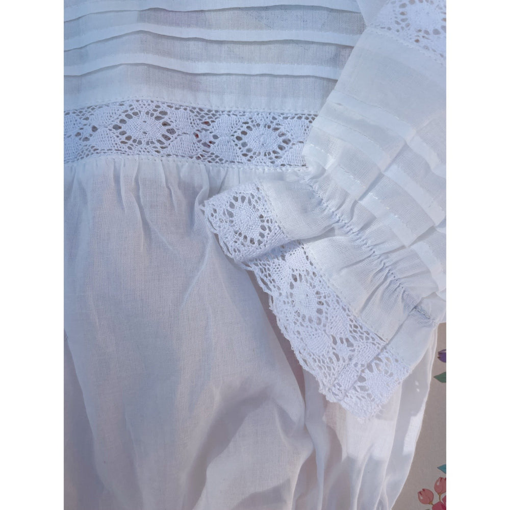 Køb Konges Sløjd Optic White Orchid Romper GOTS
