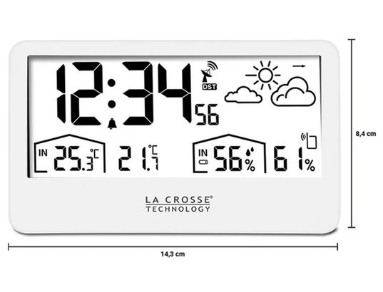 LA CROSSE TECH - Station météo WS6230 Blanc