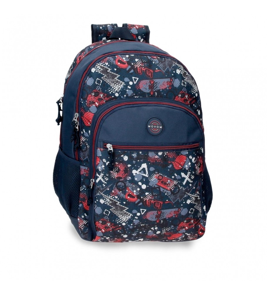 Movom Mochila escolar Movom Free time adaptable dos compartimento 46 cm marino