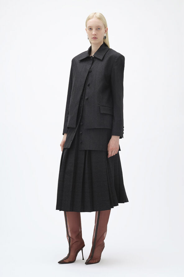 REMAIN Straight Blazer Caviar comb.