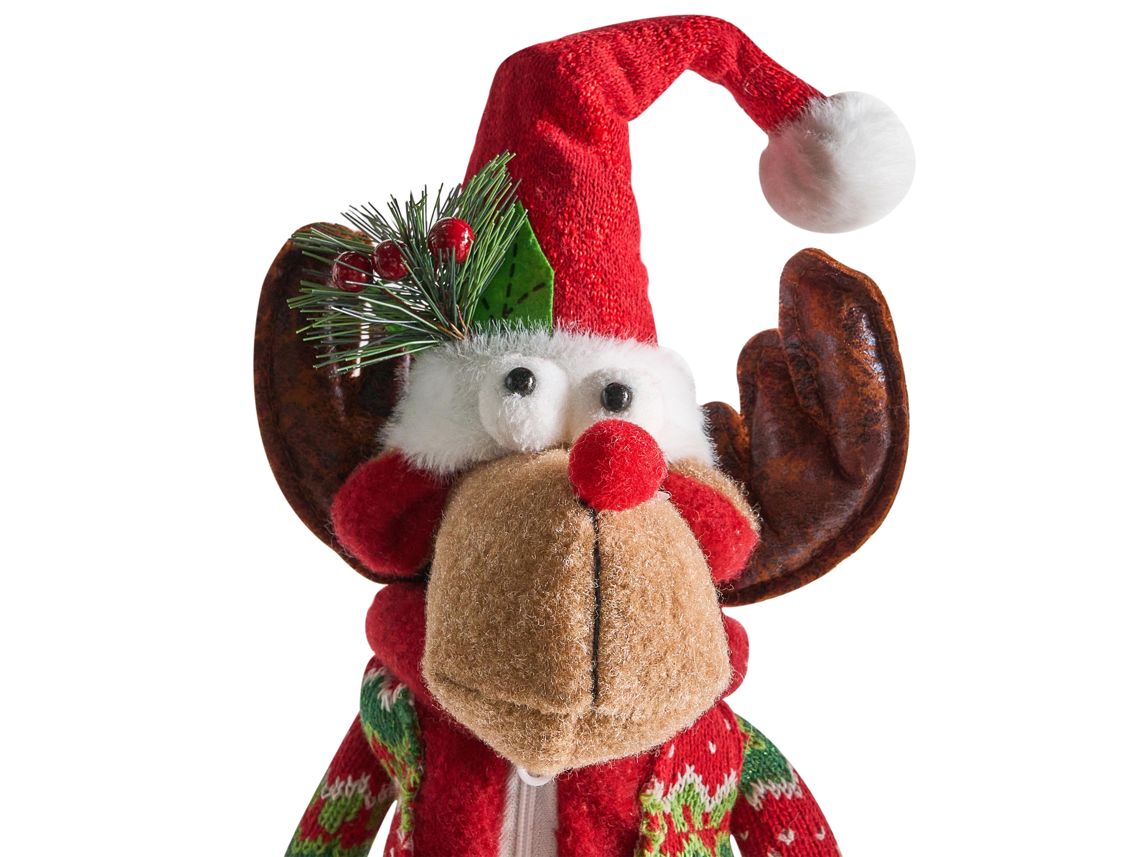Set van 2 kerstdecoraties GEITSJOEN Rendier 55/58 cm Meerkleurig