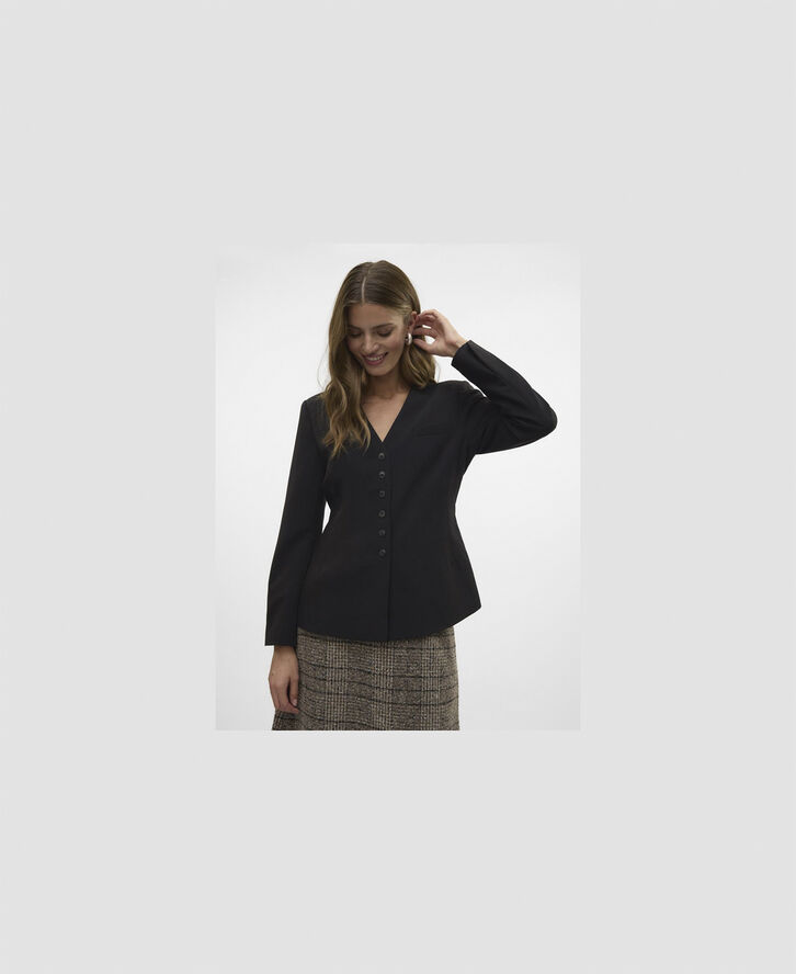 Vero Moda VMOCEANNA LS V-NECK BLAZER VMA Black