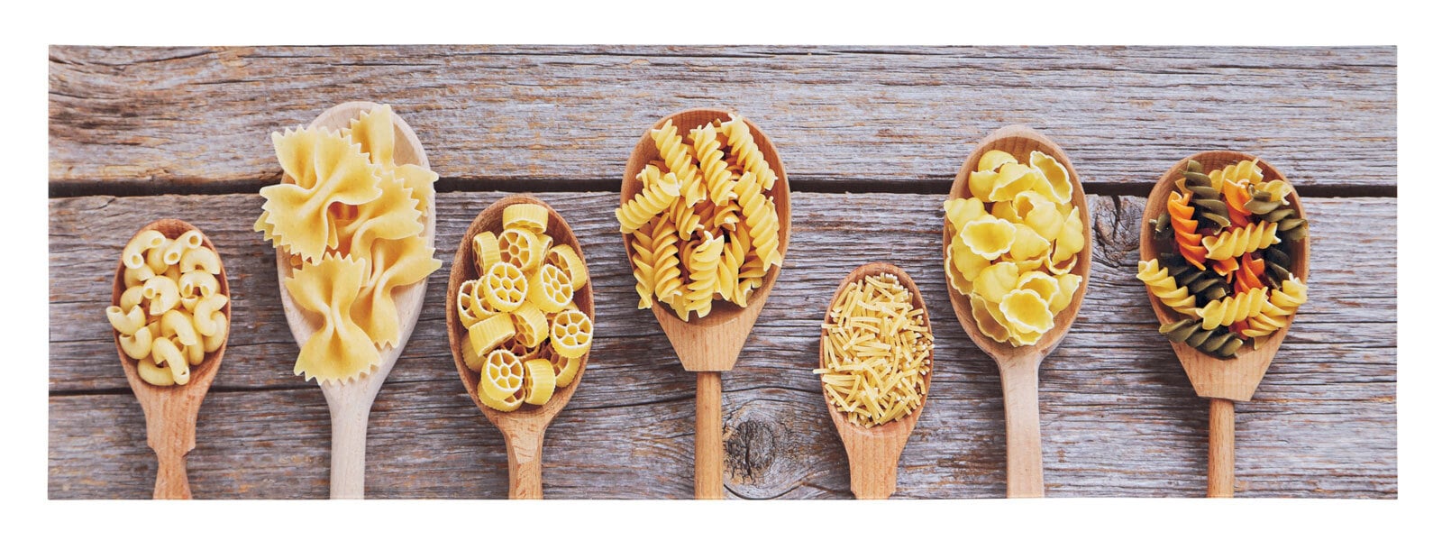 Küchenläufer Pasta Mehrfarbig 50 x 150 cm