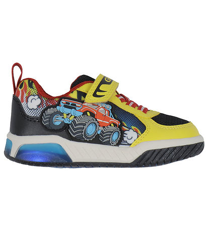 Geox Schuhe Blinkschuhe - J Inek - Gelb/Rot
