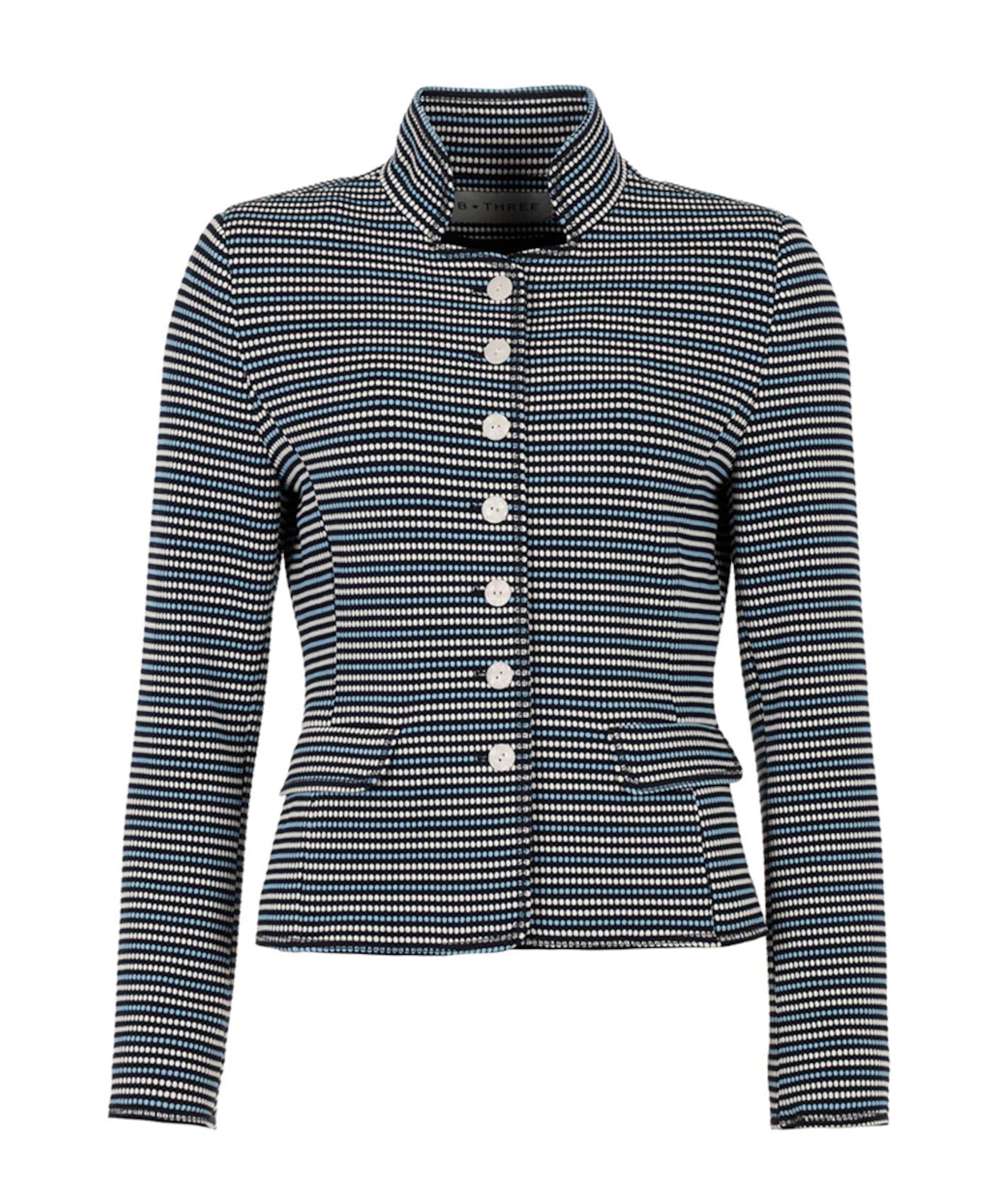 B Three Dames jas blauw