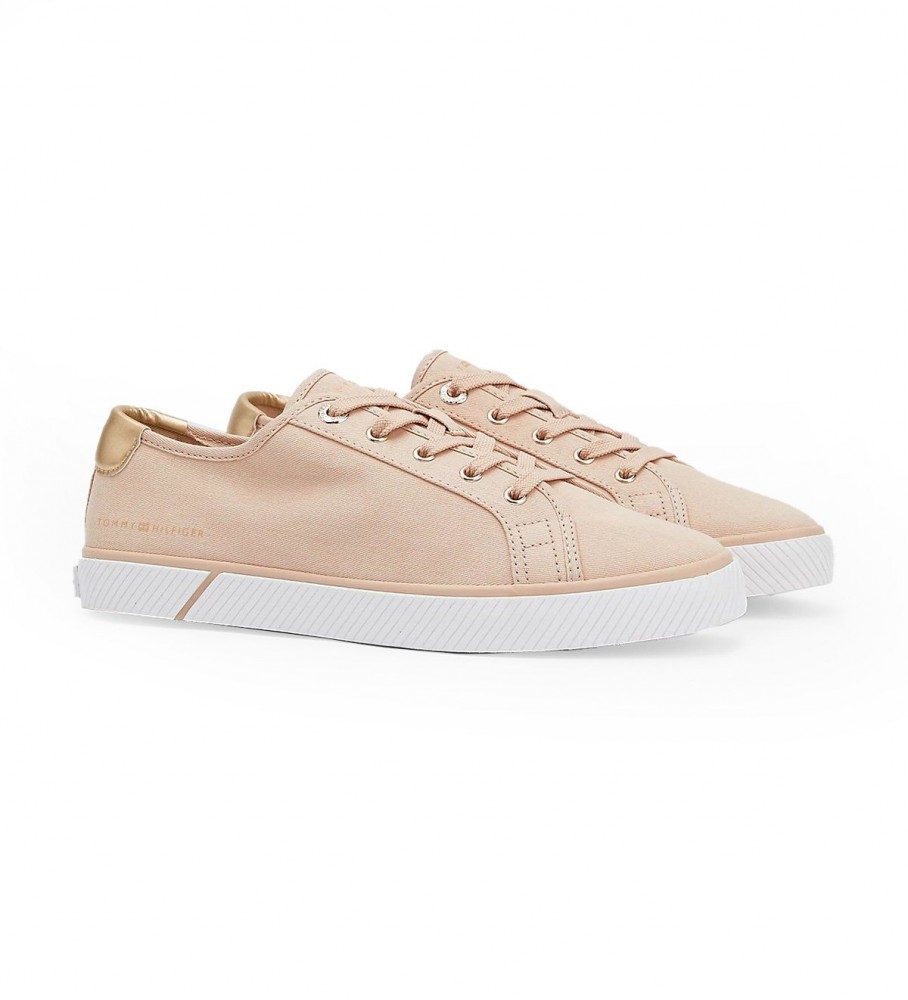 Tênis Tommy Hilfiger Laranja Metálico