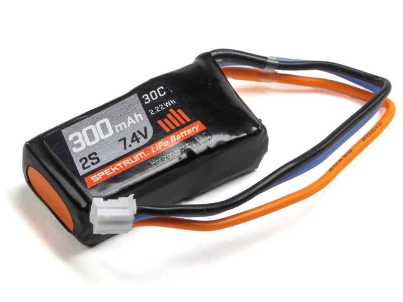 Spektrum RC-Akku LiPo 300 mAh 7.4 V 30C 2S LiPo Akku mit PH Stecker für 2S UMX Modelle