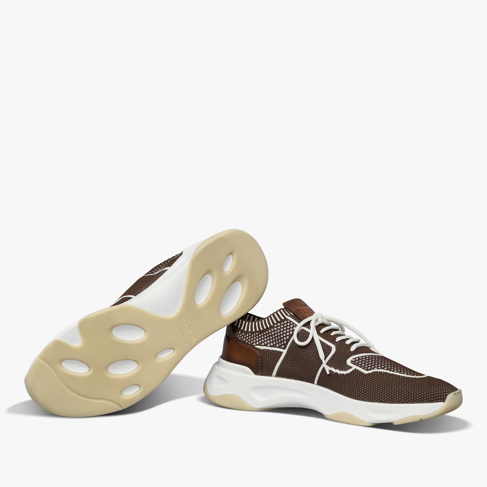 Sneaker Shadow En Maille Et Cuir