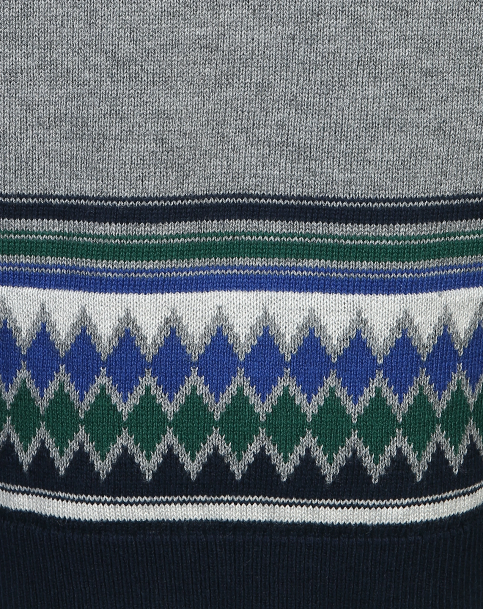 Strickpullover PATTERN in grau meliert