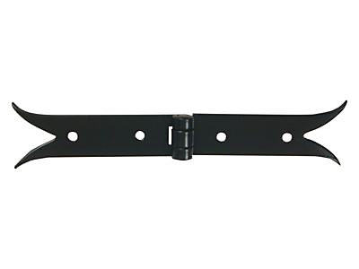 Charnière queue de carpe pointe noire Afbat 270 mm