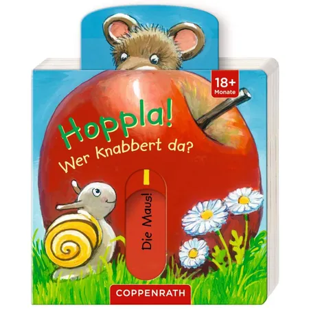 Coppenrath Mini-Pappe mit Schiebern Hoppla! Wer knabbert da?