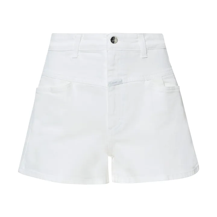 Closed Short Jean Jocy | Blanc