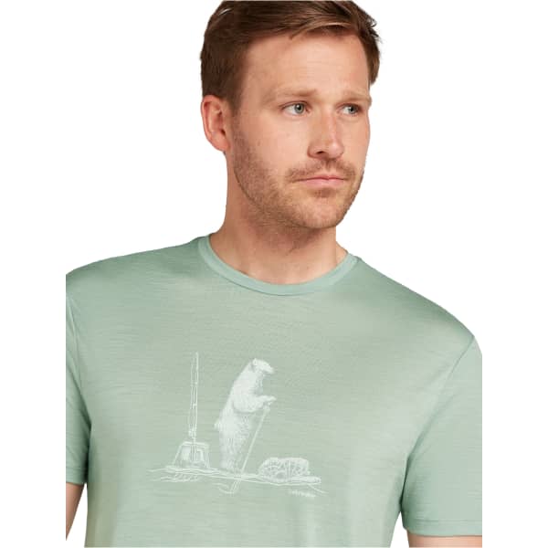 T-shirt randonnée ICEBREAKER M 150 TECH LITE SS TEE MOSS