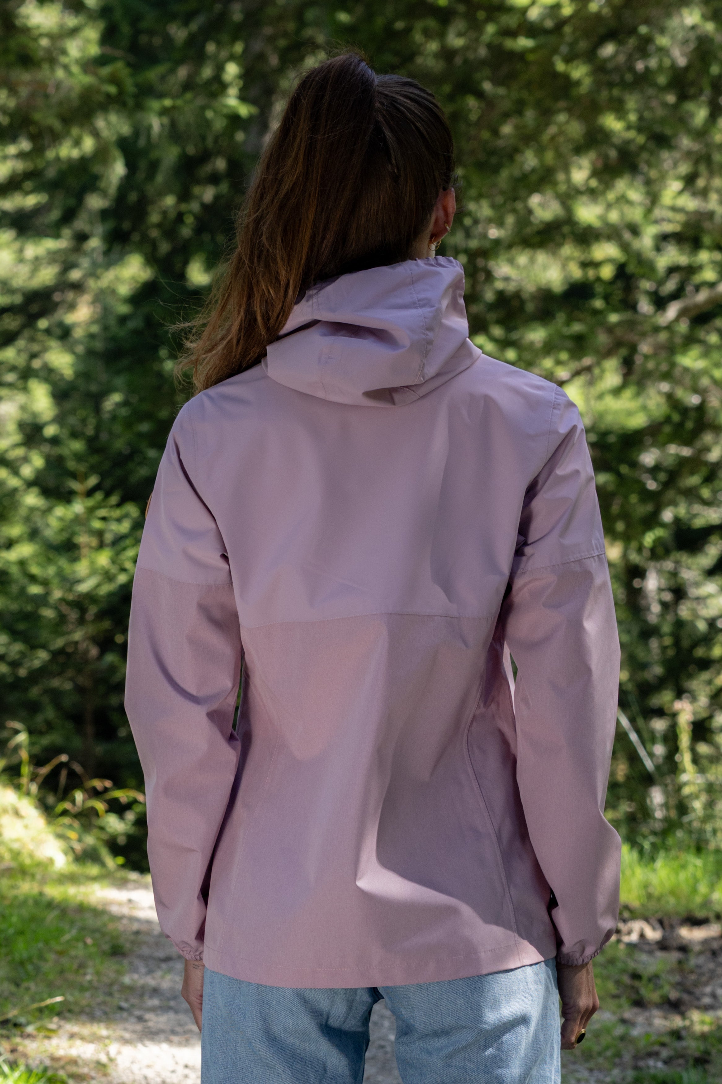 Frauen Regenjacke Travellight mauve shadows