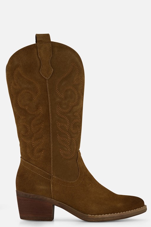 Cellini Cowboylaarzen cognac Suede