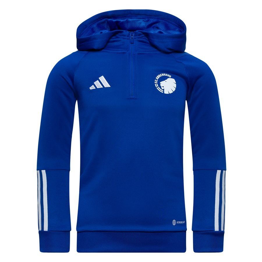 FC Copenhague Sweat à Capuche Tiro 23 Competition - Bleu/Blanc Enfant