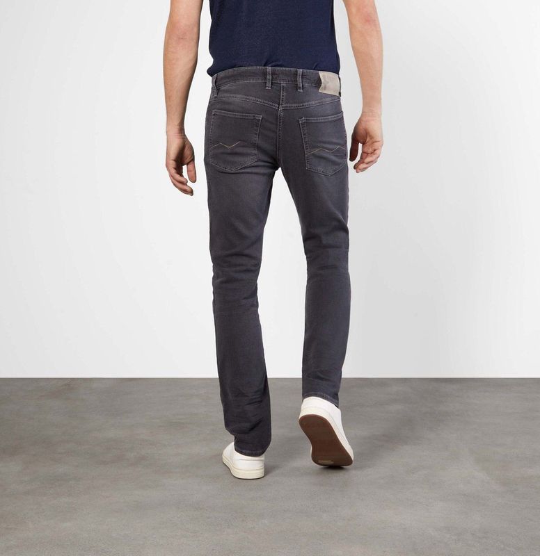 MAC Jog'n Jeans Broek grijs, Effen