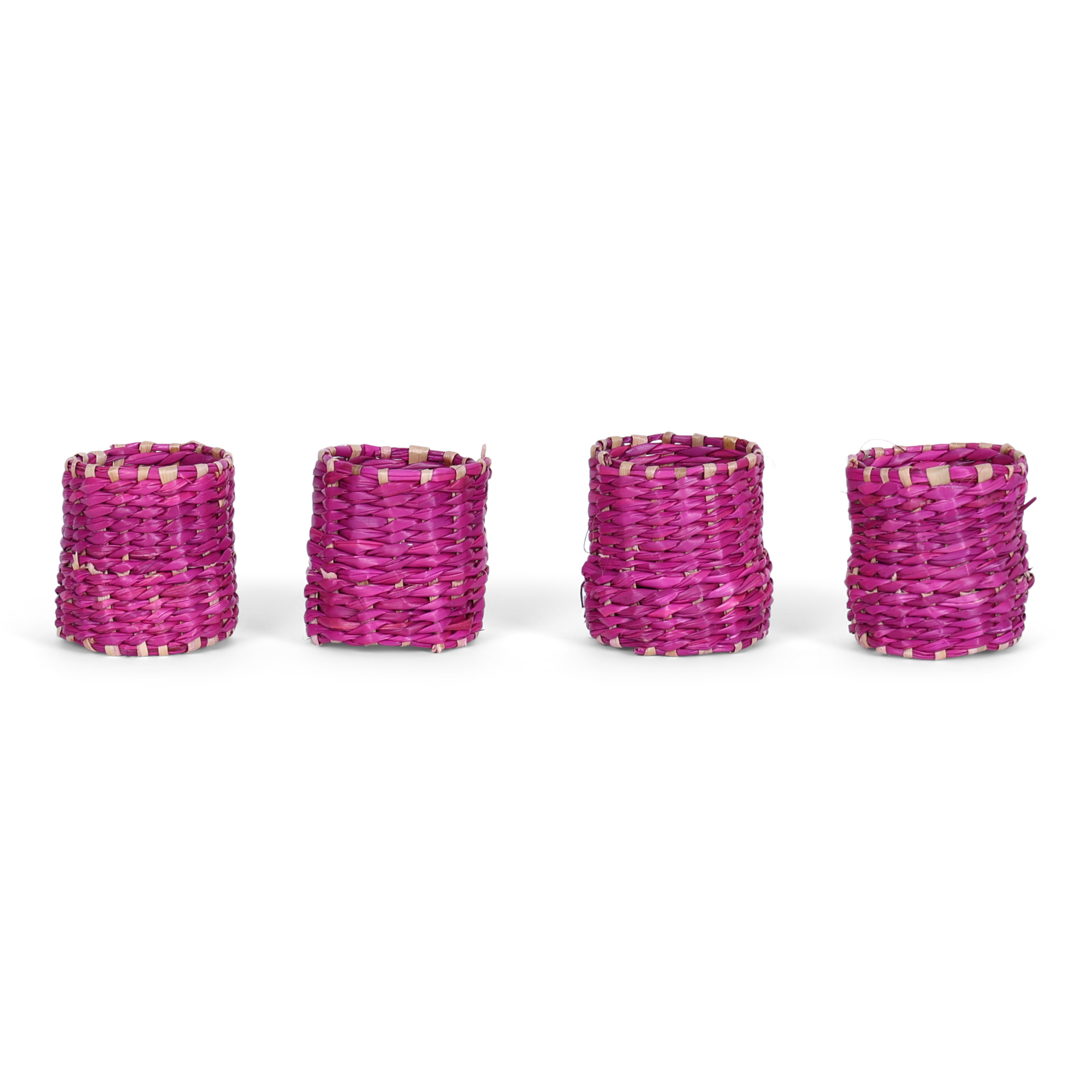 Servet ring Lode fuchsia - set van 4