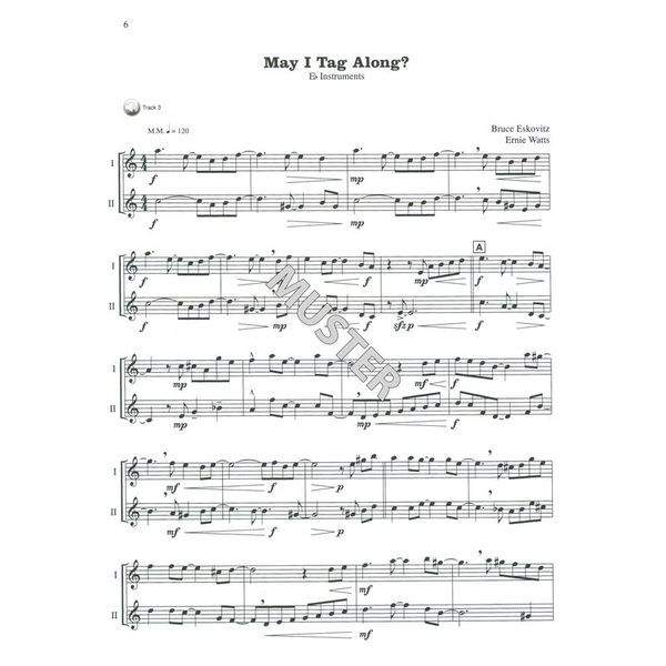 Alfred Music Publishing Jazz Duets for Saxophon