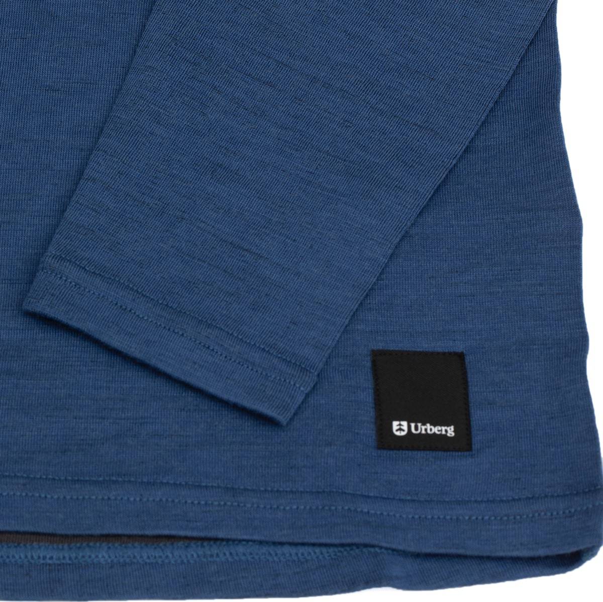 Urberg Merino-Bamboo Base Layer Top Men True Navy/Asphalt