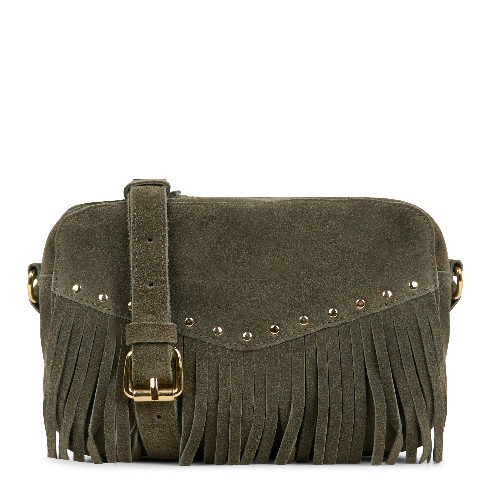 NILLA - Sac bandoulière en cuir | Vert