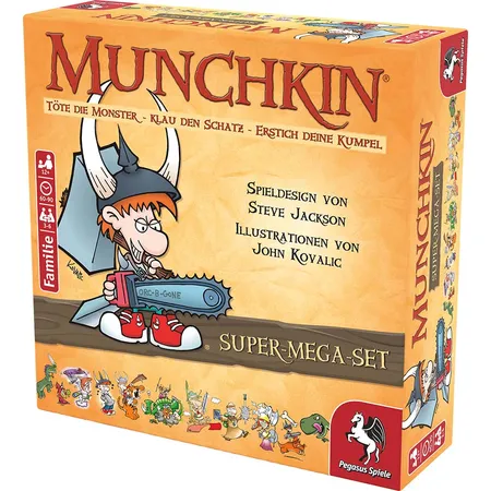 Pegasus Spiele Munchkin Fantasy Super-Mega-Set