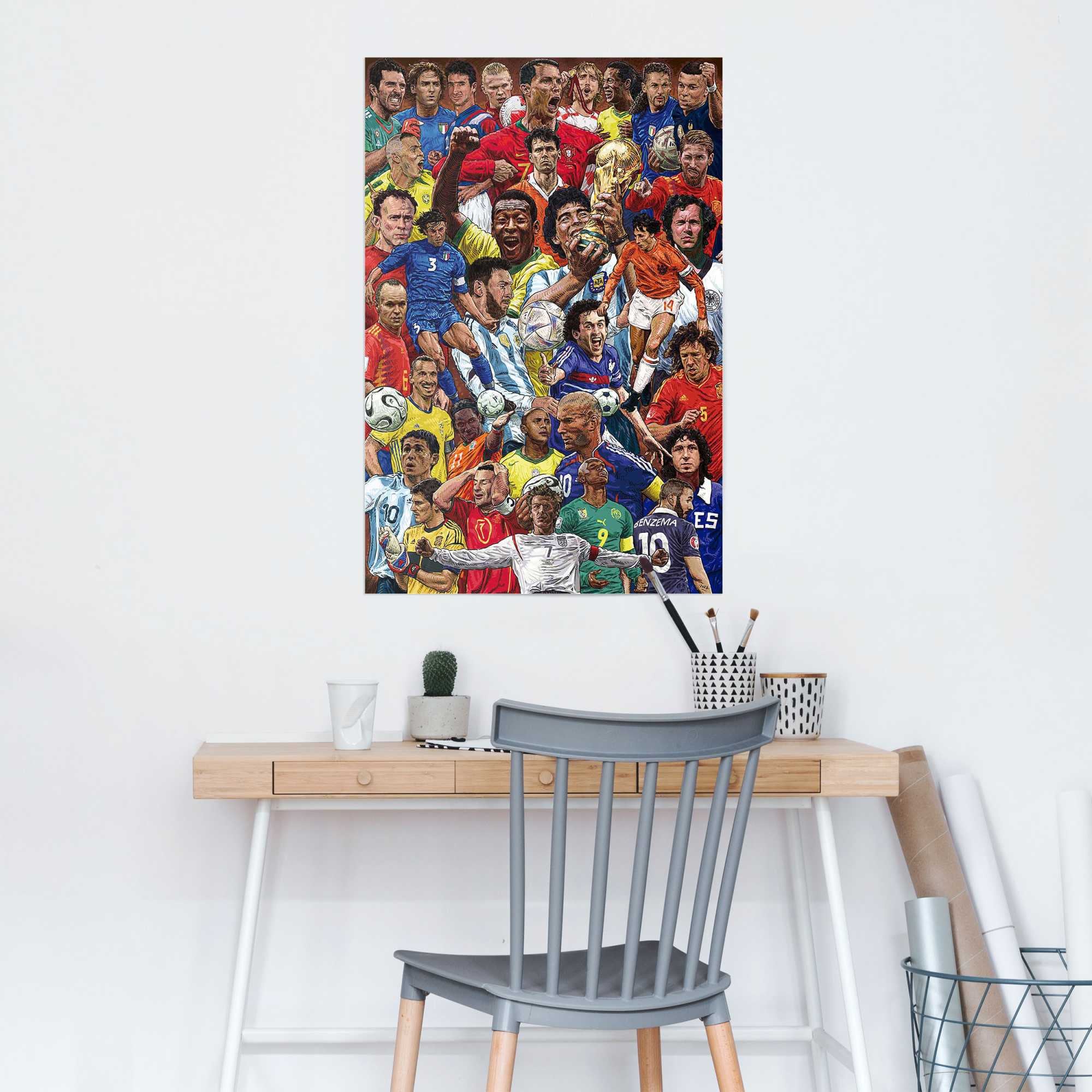 Reinders! Poster »Legendäre Fussballspieler«