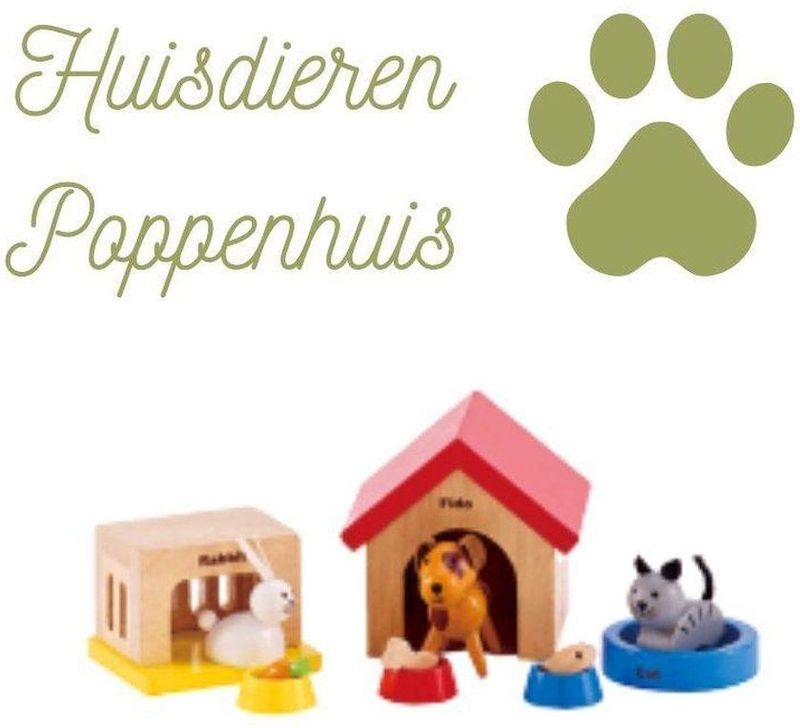 Hape - Huisdieren - Poppenhuispopjes