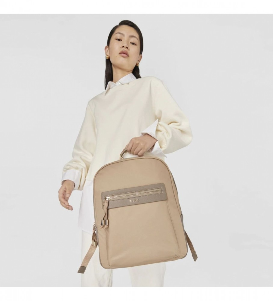 Tous Mochila Brunock Chain Top bege