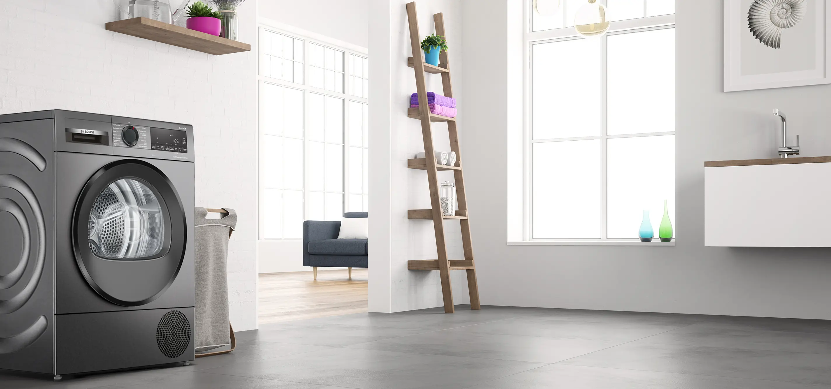 Serie 6 Warmtepompdroger 8 kg Cast iron grey