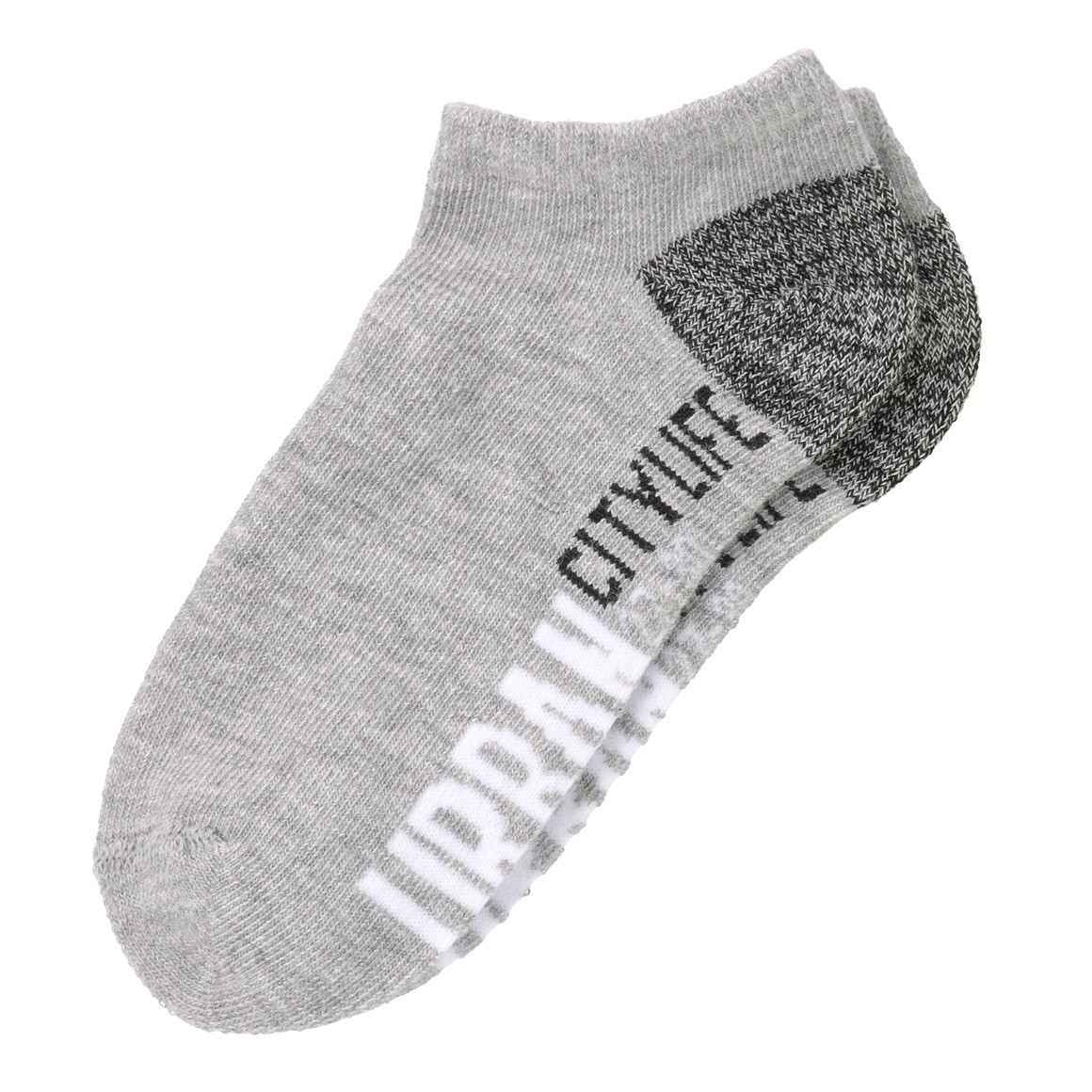 Topolino 3 Paar Jungen Sneaker-Socken im Set neongrün / hellgrau / schwarz