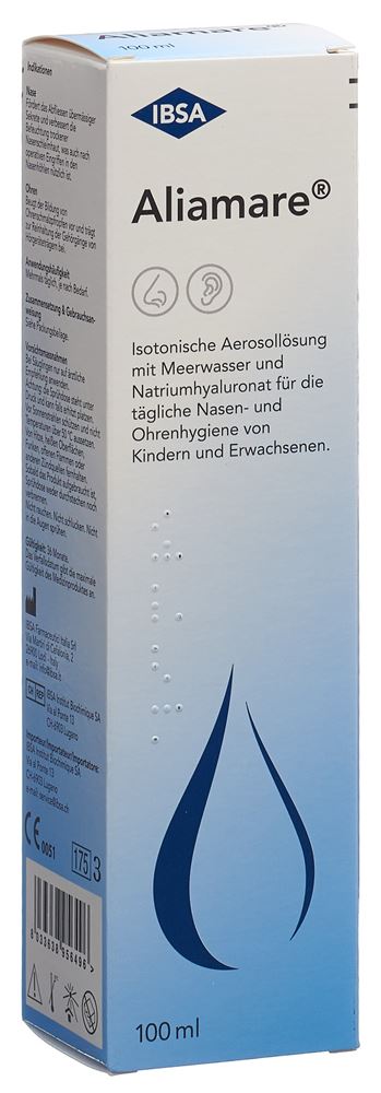 Aliamare Sprühflasche<br>100 ml, Vapo, Nasenspray, Lösung