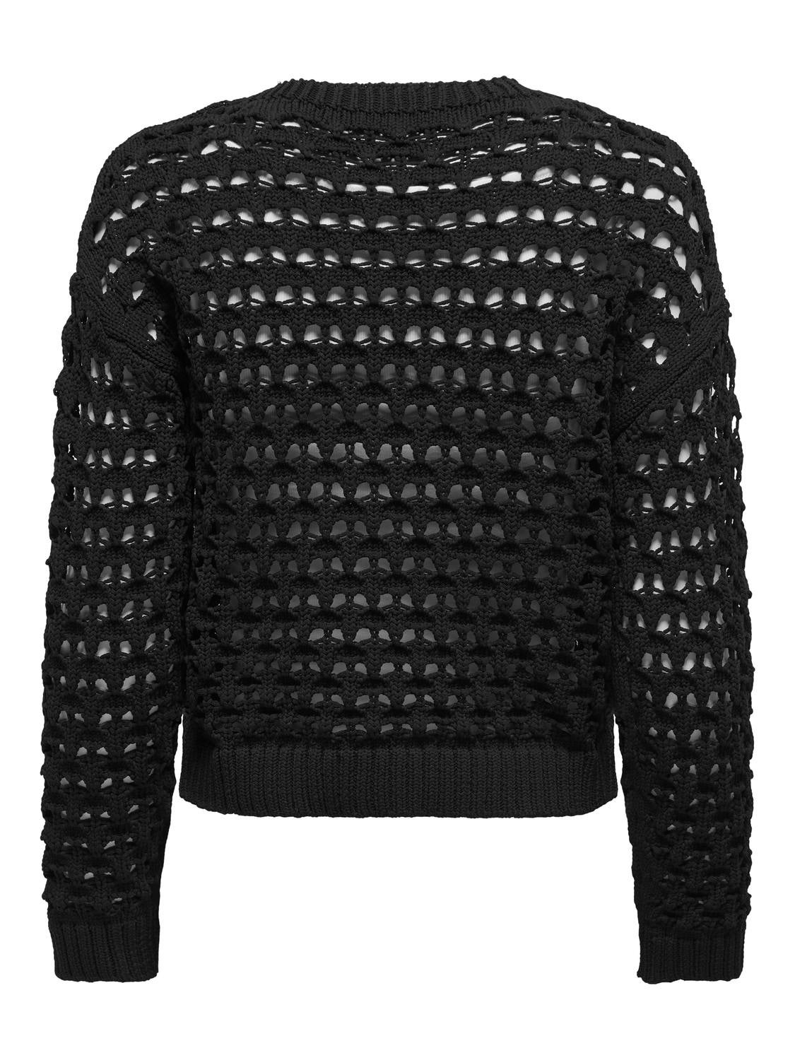 ONLLINDA Strickpullover Black