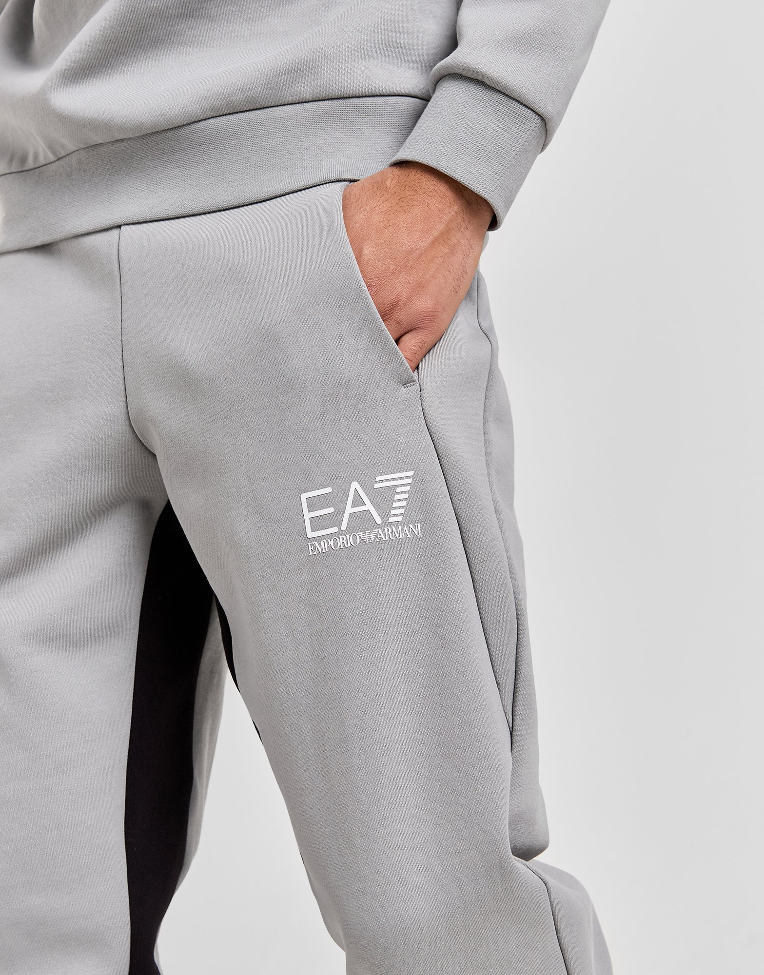 Emporio Armani EA7 Pantalon de jogging Colour Block Homme
