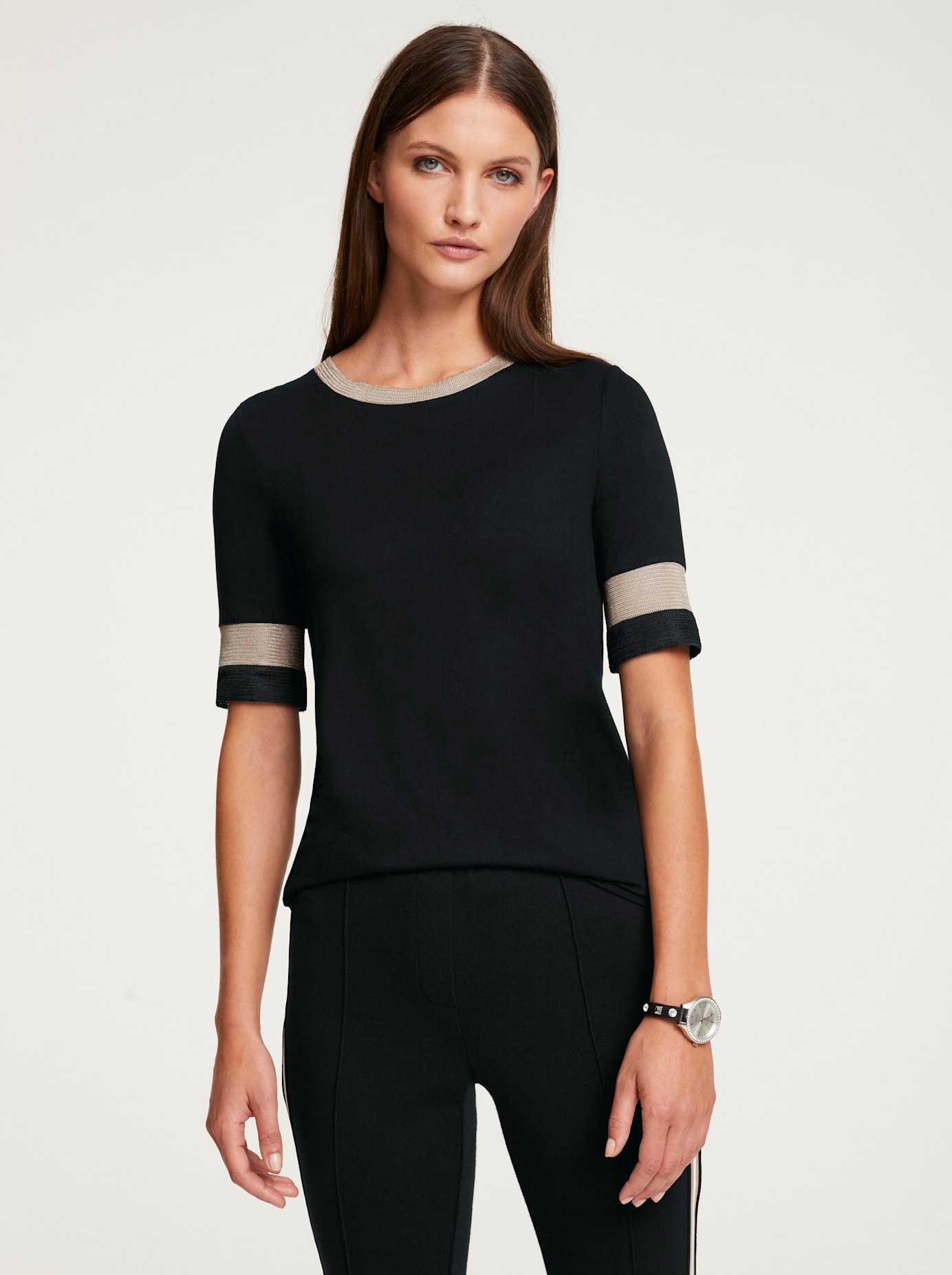 heine Rundhalsshirt »Rundhals-Shirt«, 1 Stk.