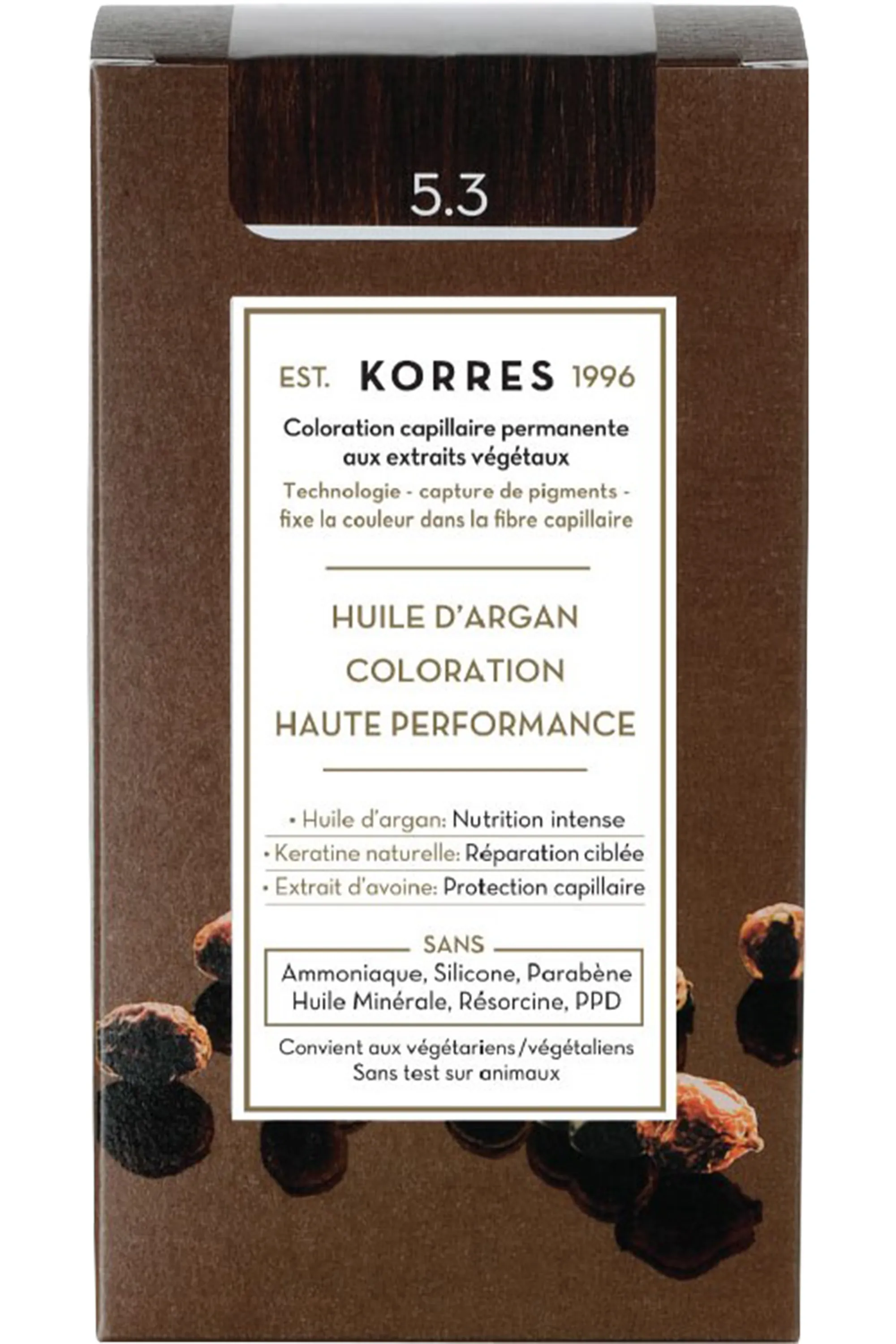 Korres Coloration permanente huile d’argan