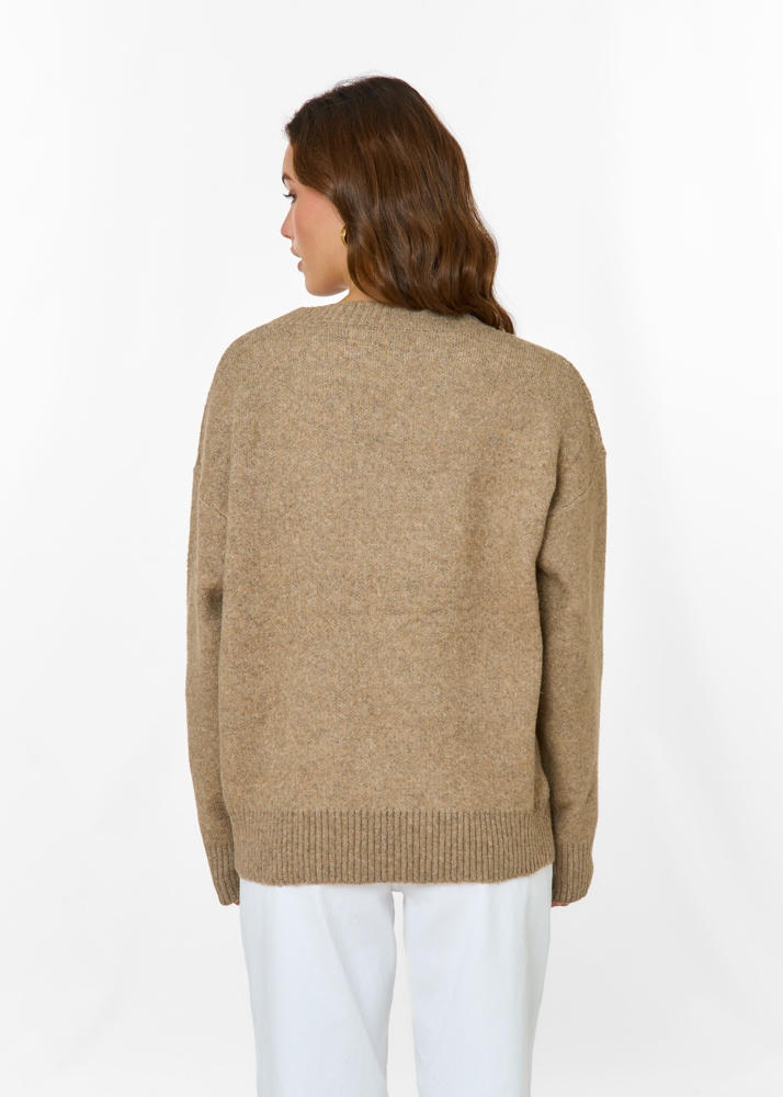 Essential trui taupe