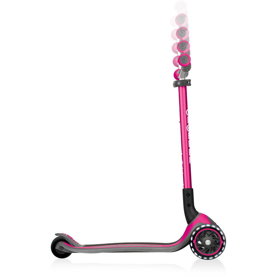 GLOBBER MASTER LIGHTS mit Leuchtrollen, pink