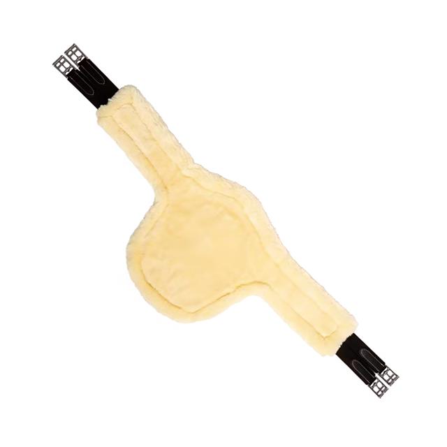 Singel Kentucky Sheepskin Met Buikflap Zwart