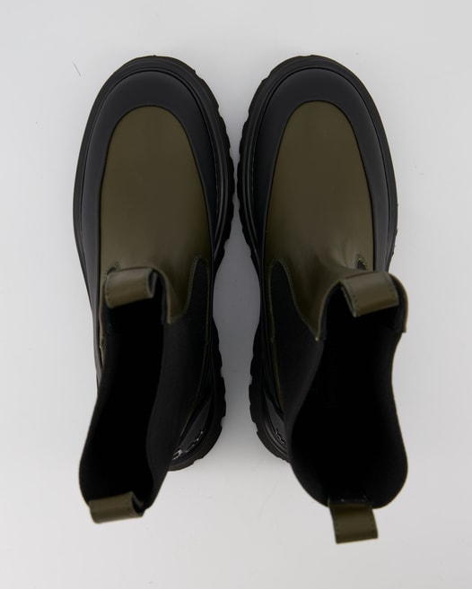 Woolrich Stiefelette Chelsea Boots in Grün