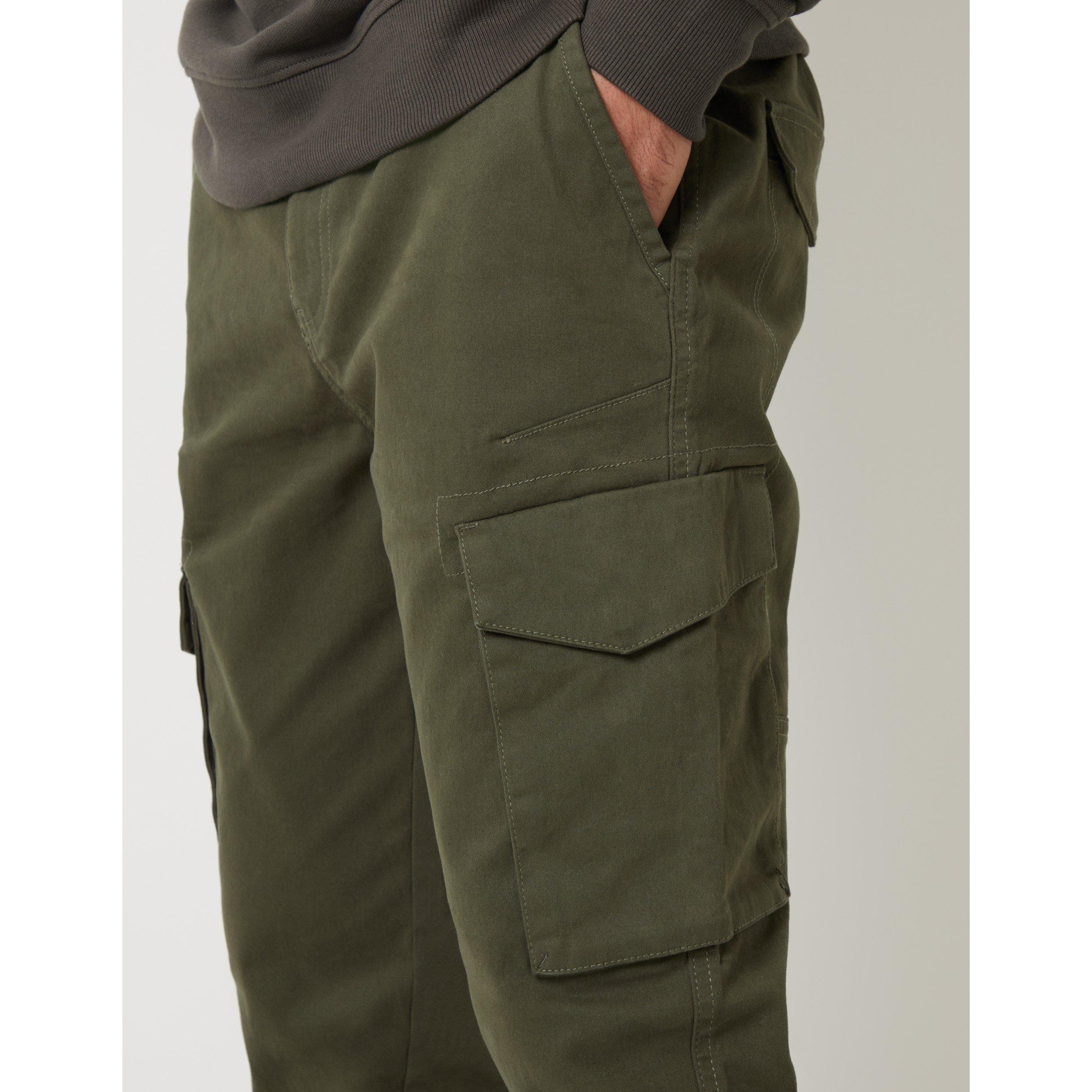 Threadbare TB Cargo Trousers 2 Pack Set Mens