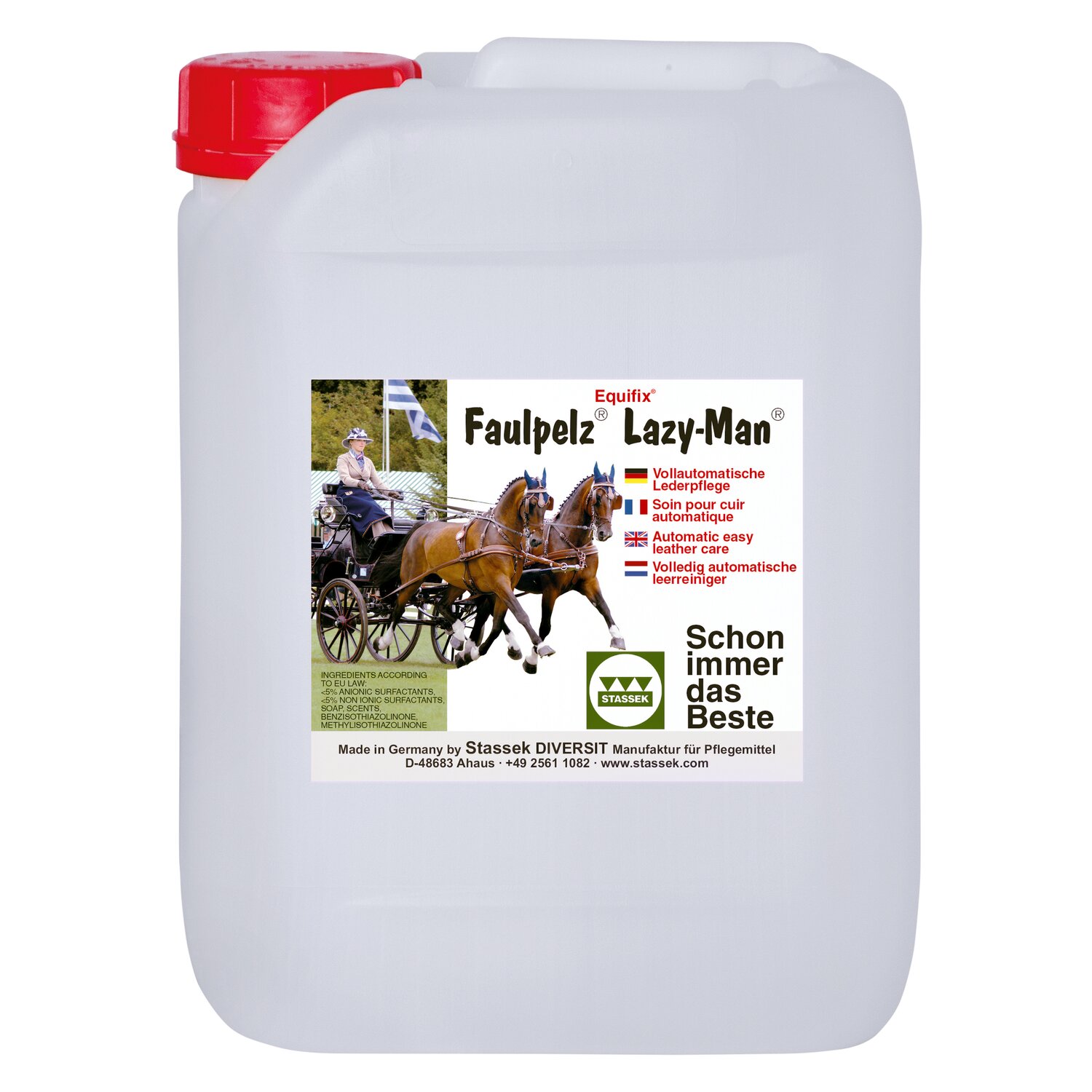 STASSEK Equifix Faulpelz Easy-care Lederpflege  - 2 Liter