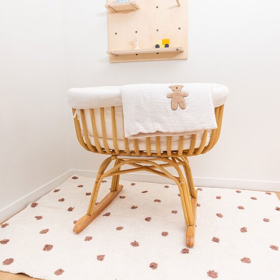 Couverture de bébé jersey   Teddy Beige        80 x 100 cm   de               Childhome