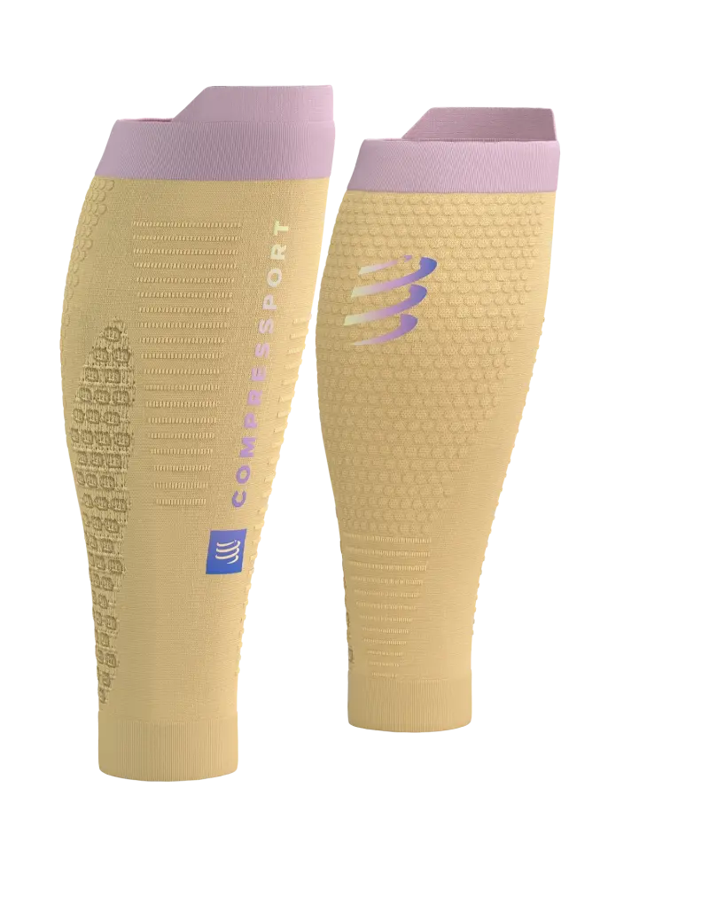 Compressport R2 3.0 Compressie Tubes Geel/Roze