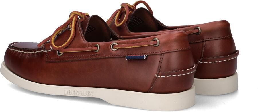 Sebago Docksides Portland Leather Bootschoenen Bruin Man