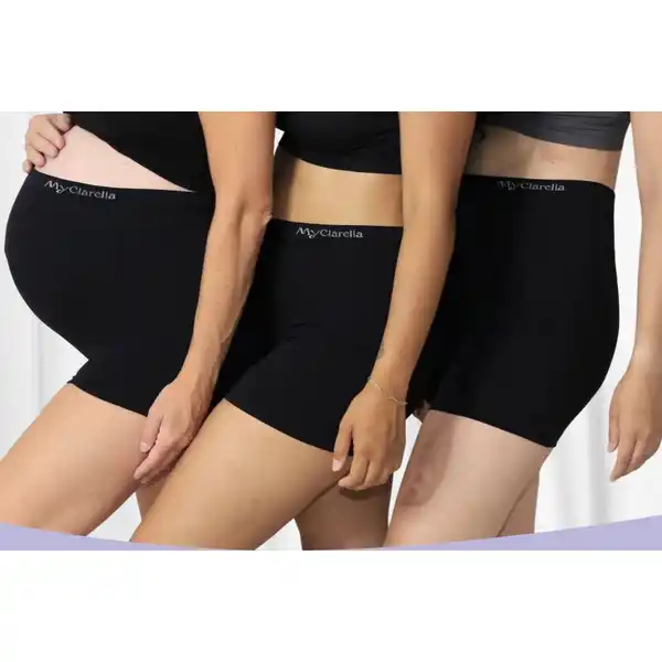 Wochenbett-Unterwäsche Postpartum Panty schwarz Gr. XL