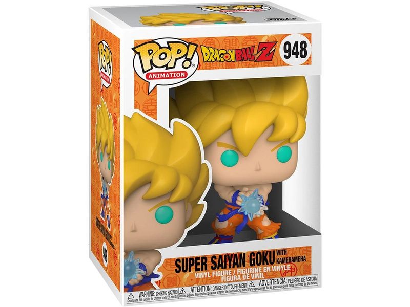 Funko Figur POP! Dragon Ball: SS Goku mit Kamehameha  (948) Sammelfigur aus dem Dragon Ball-Universum