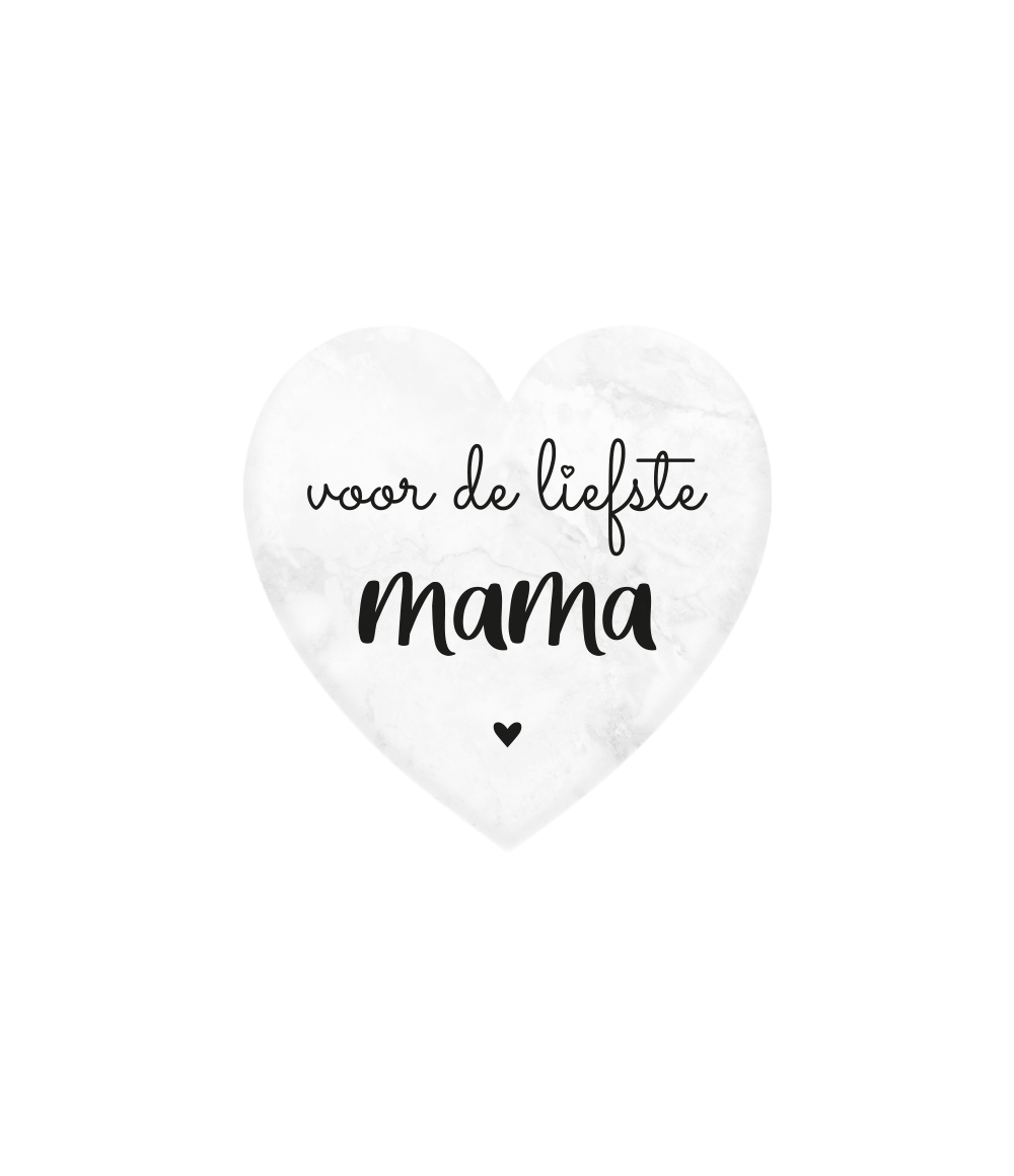 Liefste Mama Marmer Hartje 5cm