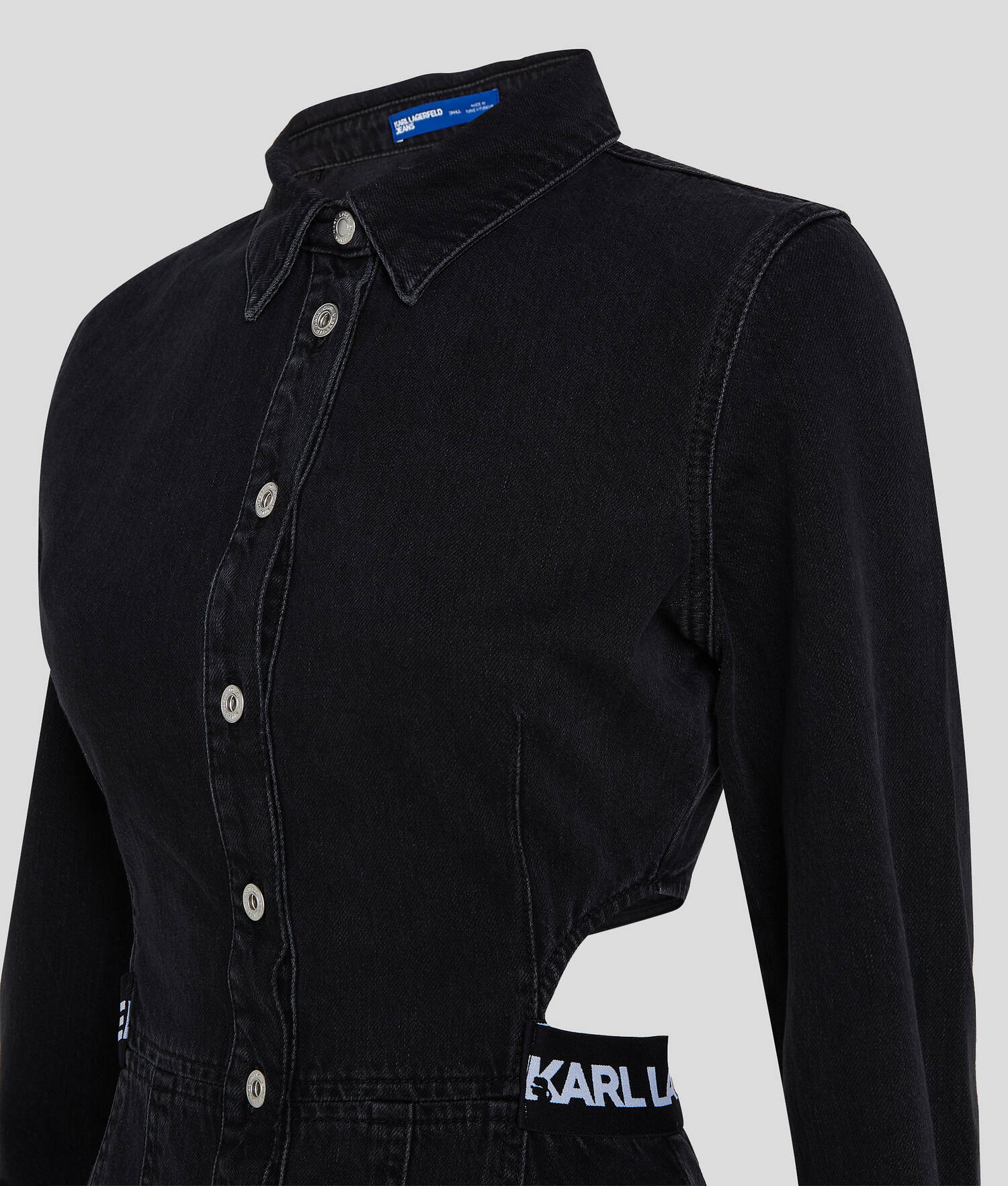 ROBE EN JEAN AVEC DÉCOUPES KLJ
