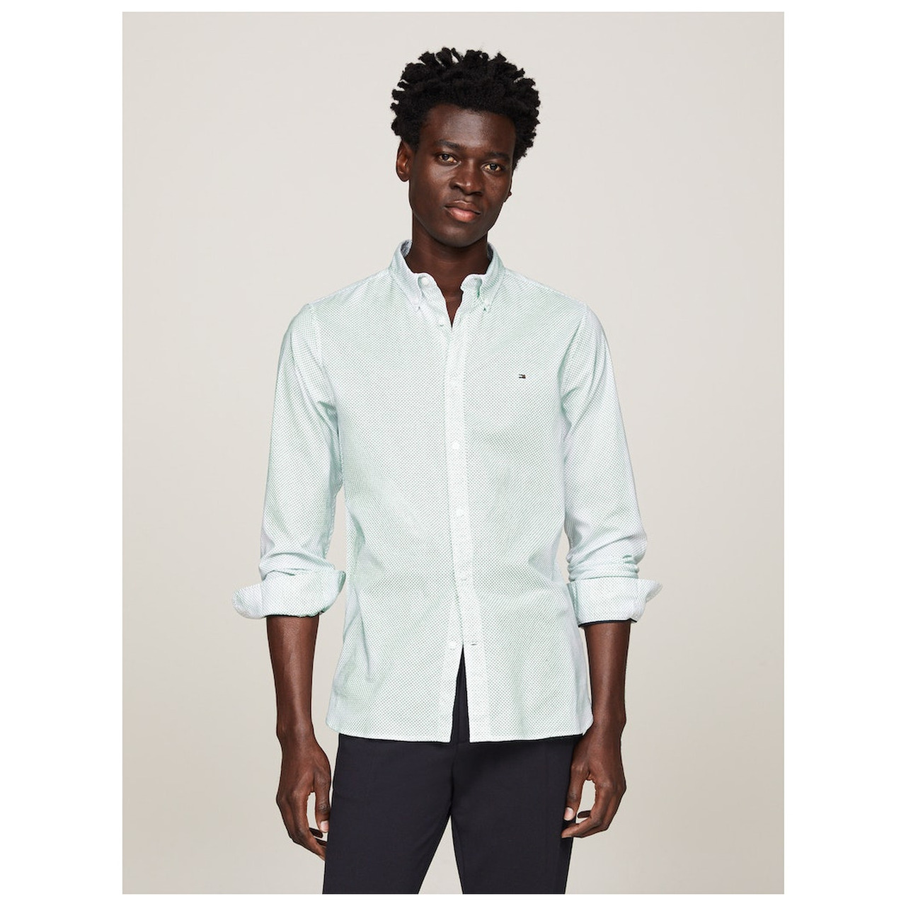 Tommy Hilfiger FLEX MINI PRINT SF SHIRT